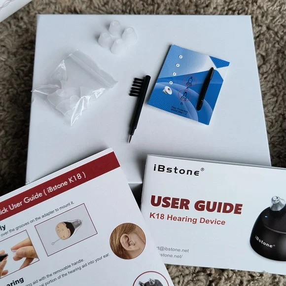 iBstone Rechargable Hearing Amplifier, almost NWT - Picture 3 of 11